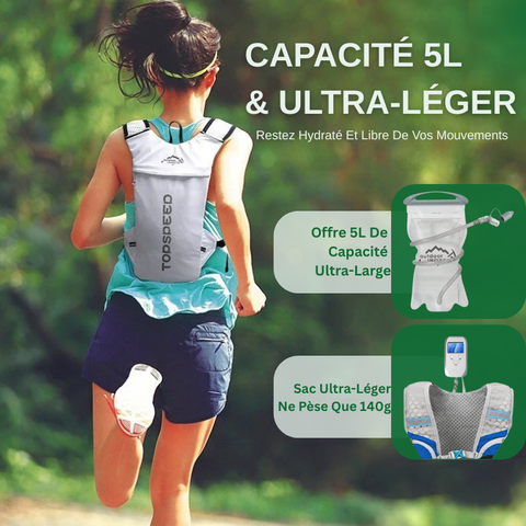 Sac à Dos D'hydratation Confortable et Étanche