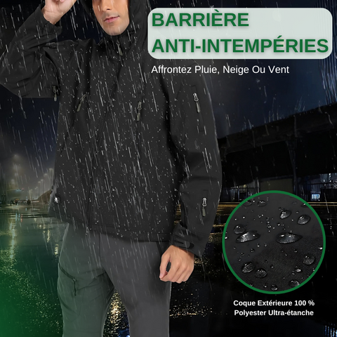 Veste Imperméable Militaire Avec Capuche