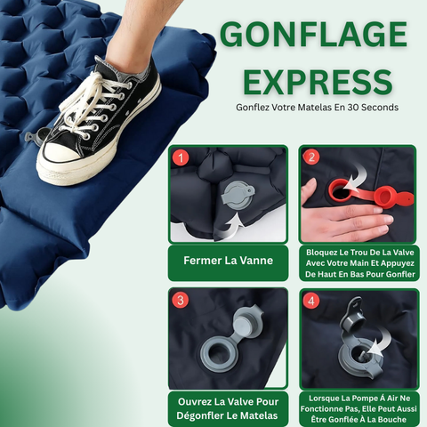 Matelas Gonflable 1 Personne Randonnée & Trekking