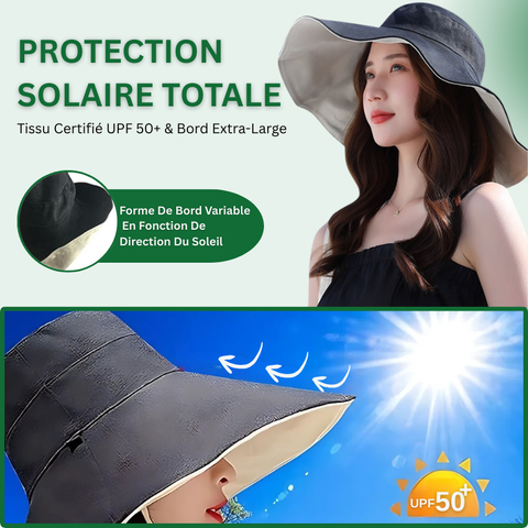 Chapeau d'Aventure Anti-UV Pour Femmme