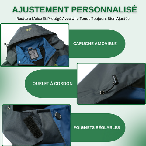 Veste Randonnée Homme Imperméable et Respirante
