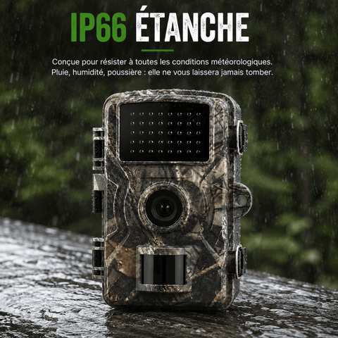 Caméra de Chasse Infrarouge HD avec Vision Nocturne