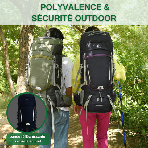 Sac à Dos Randonnée 60L - Montagne & Résistant