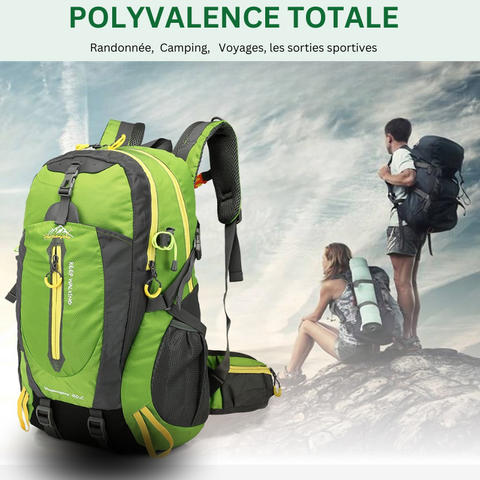 Sac de Trekking Randonnée 40L - Imperméable & Ultra Léger