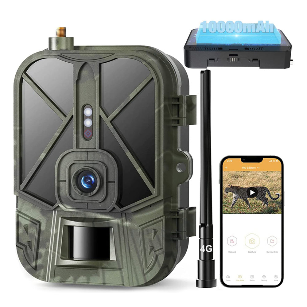 Caméra de Chasse 4G Connectée avec Batterie Lithium