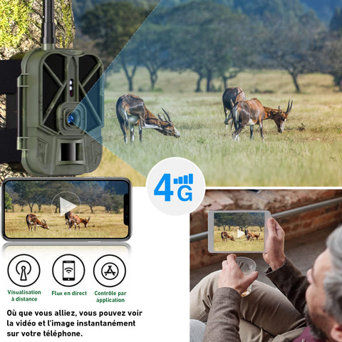 Caméra de Chasse 4G Connectée