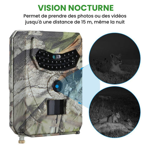 Caméra de Chasse avec Vision Nocturne