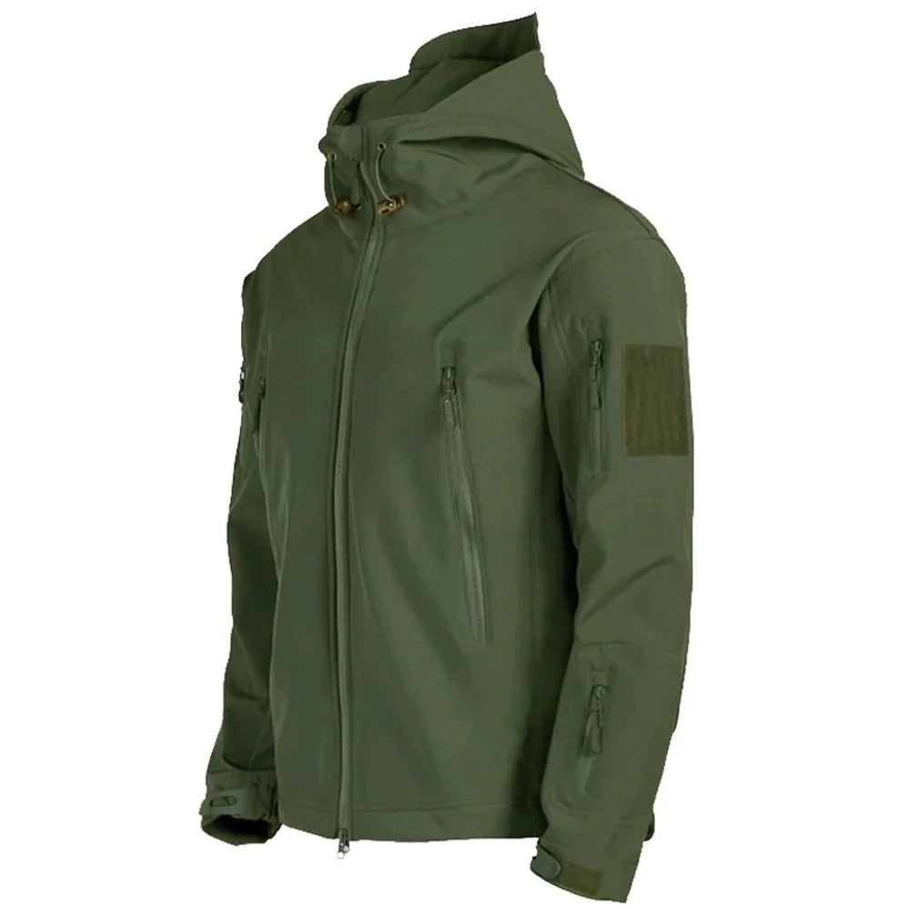 Veste Imperméable Militaire Avec Capuche